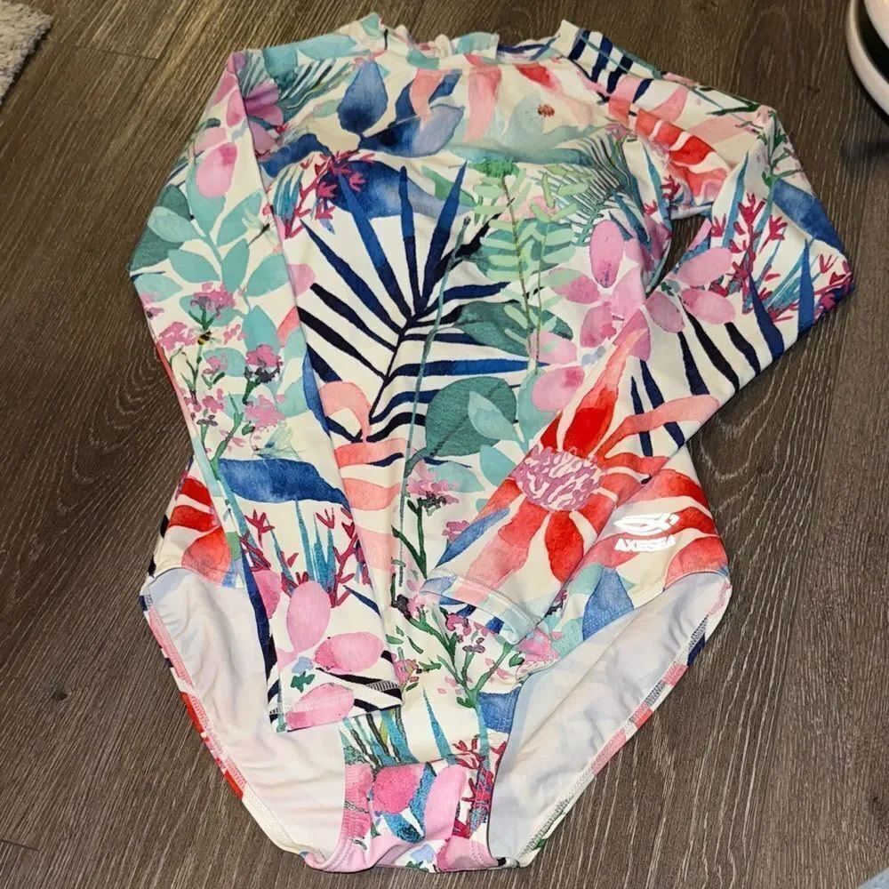 Speedo Women’s Swim - Floral and Leaf Swimsuit